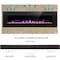 Edendirect 68'' Wall Mounted Electric Fireplace, Remote Control, Timer and Touch Screen, Black 868C3U - alternate 2
